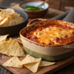 Buffalo Chicken Dip Recipe with Tortilla Chips