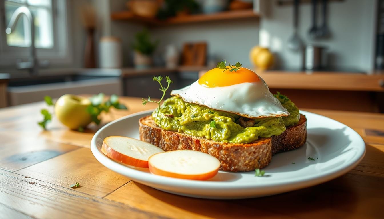 avocado toast with egg and apples recipes