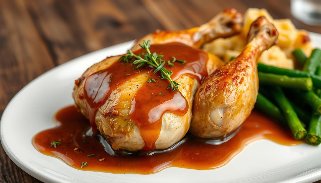 chicken with rich gravy recipe